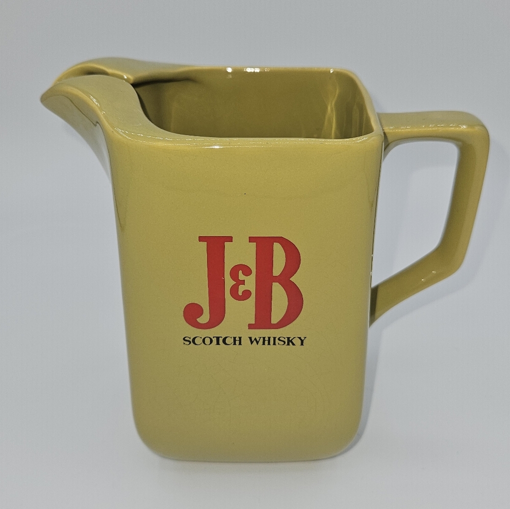 Wade J&B Scotch Whiskey Advertising Water Pitcher